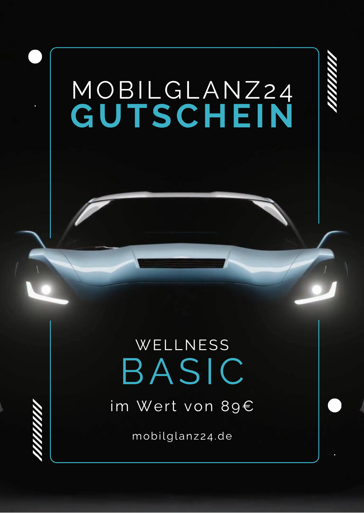 Gutschein für Wellness Basic Paket - Mobilglanz24